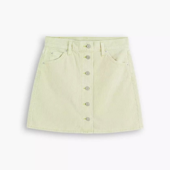 Levi’s Fresh BUTTONFRONT CORDUROY SKIRT - Picture 4 of 5